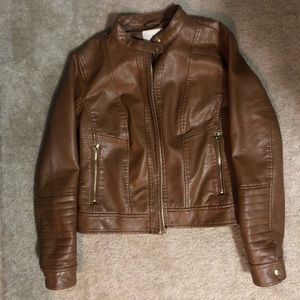 Brown Moto Jacket